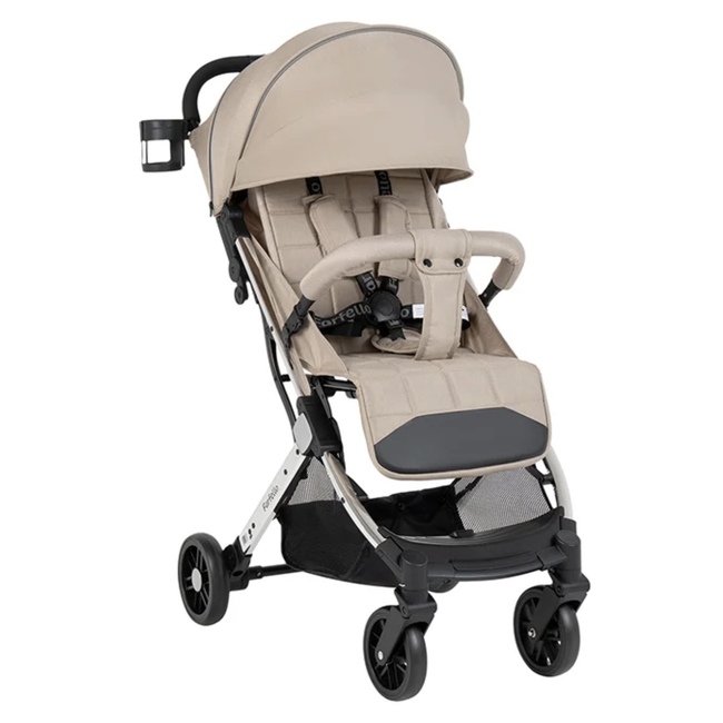 Коляска прогулочная Farfello Comfy Go Comfort Chrome Beige